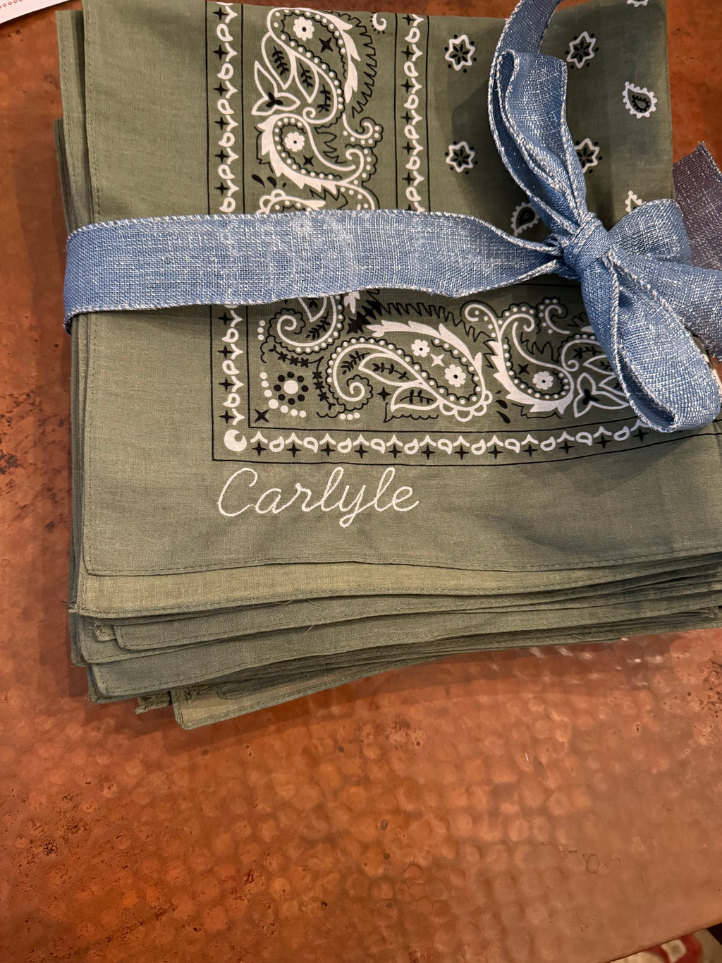 Custom Embroidered Bandanas for all occasions!