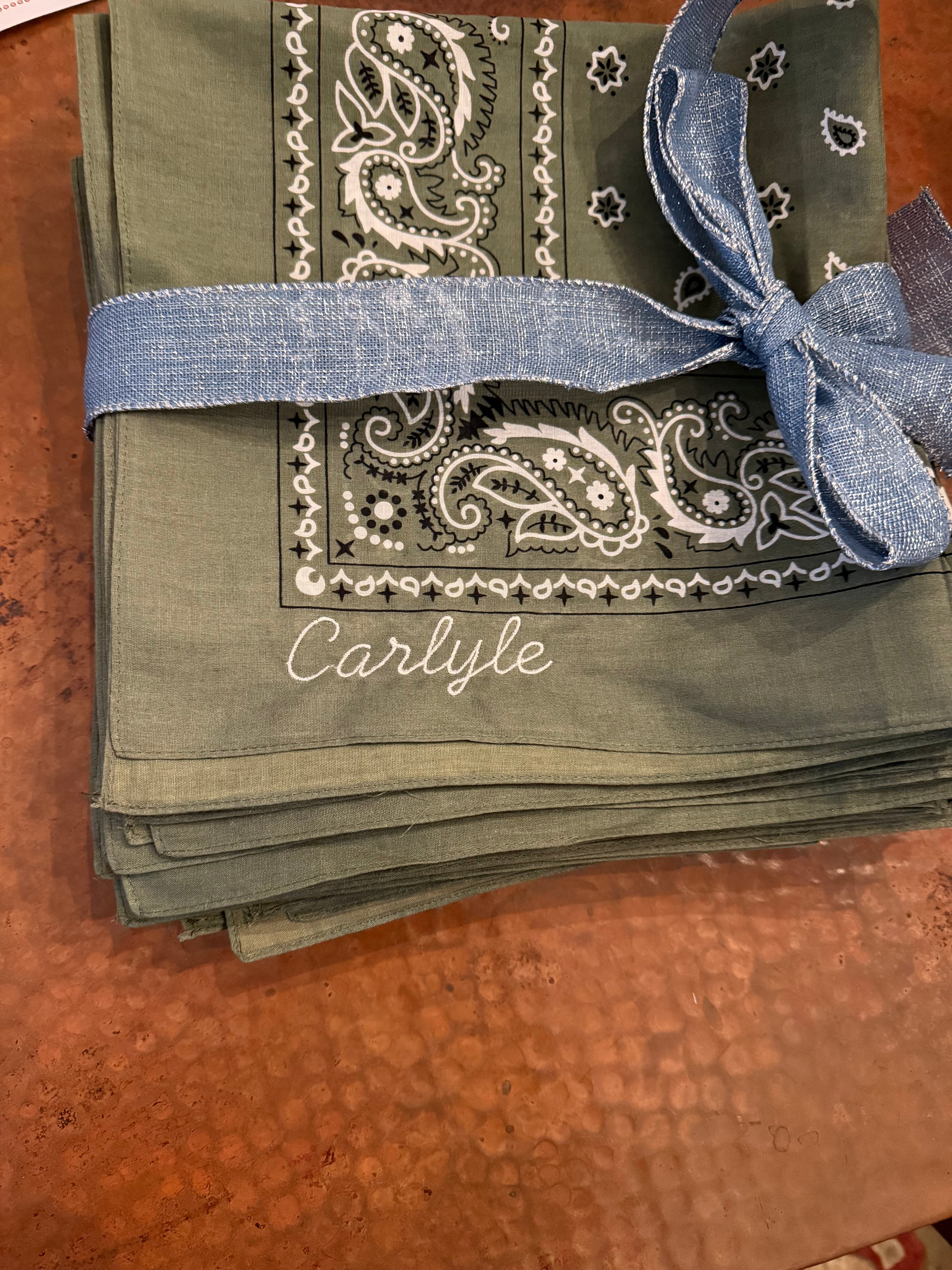 Custom Embroidered Bandanas for all occasions!